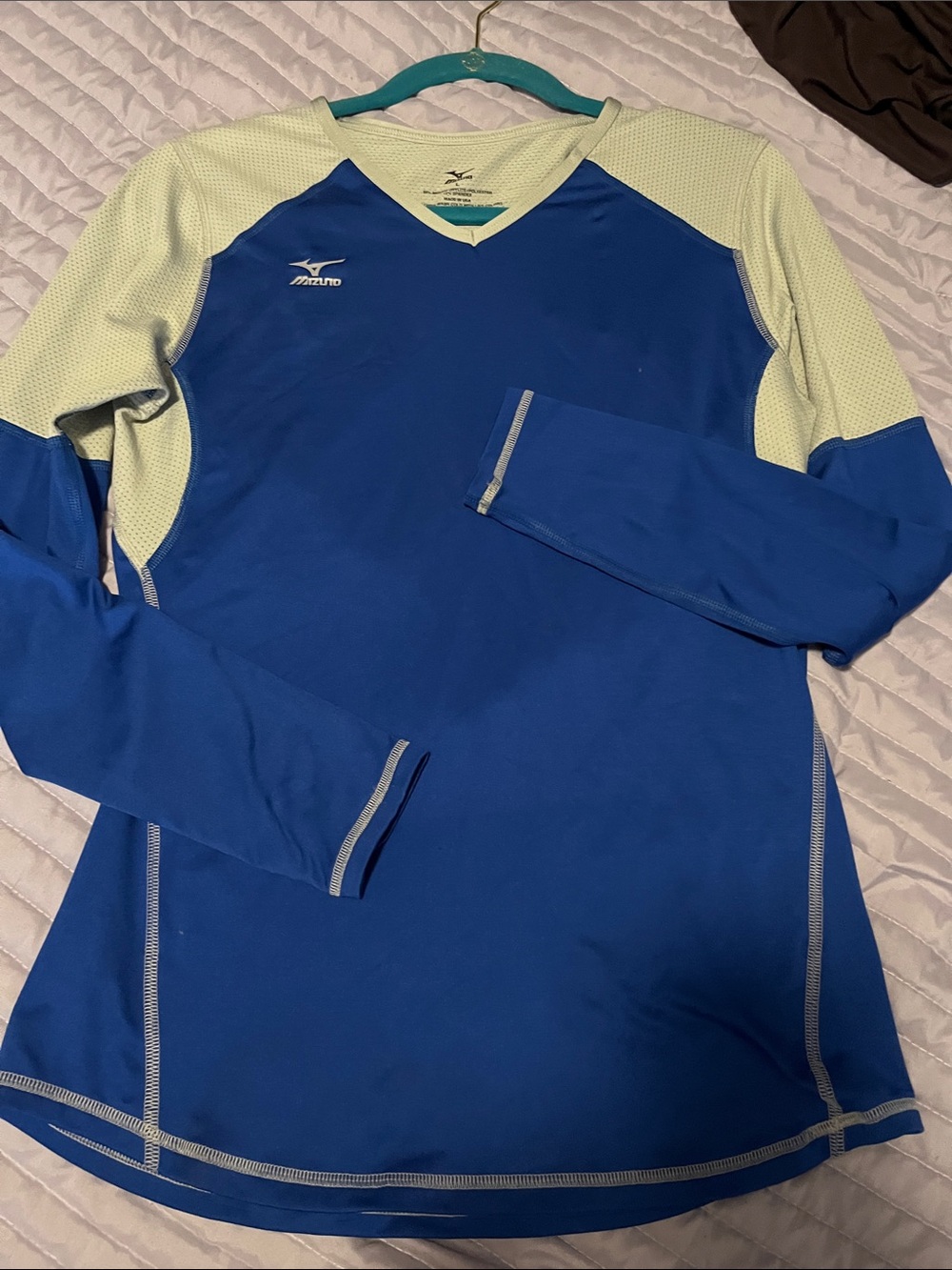 Mizuno Royal Blue & Gray Long Sleeve "Isabella"  Jersey